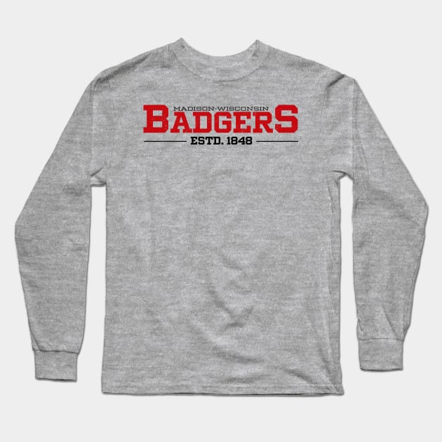 Badgers-MW Long Sleeve T-Shirt by Josh Wuflestad